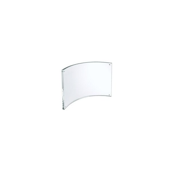 Azar Displays Curved Magnetic Acrylic Photo Frame 11'' W X 8.5'' H 252932-GS-1PK - main
